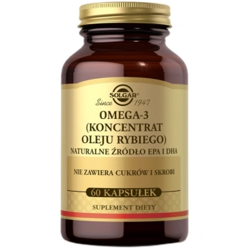 Solgar_omega 3 Uztura Bagātinātājs 60 kapsulas