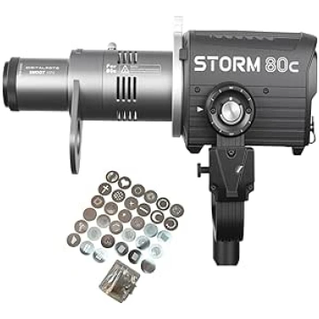 Aputure Storm 80C COB gaisma ar 33 gobo filtriem u