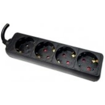 BESK 9037157 1.5m 3Gx1.5mm Black pagarinātājs 9037