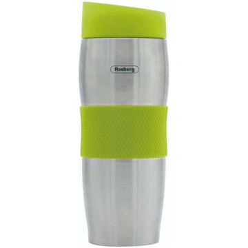 Termokrūze Rosberg R52011, 0.38 l, zaļa krās./pelē