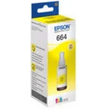 Epson T664 EcoTank tintes pudelīte, dzeltena