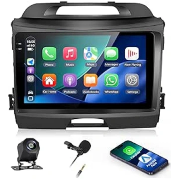 4+64G auto radio Kia Sportage 2010-2016 ar bezvadu