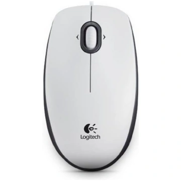Logitech Optical Mouse B100 White (910-003360) 910
