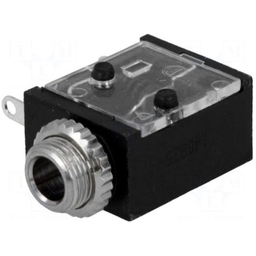 Socket | Jack 3,5mm | female | mono | with on/off