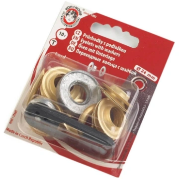 Iesitamie riņķīši / Luversi Ø24mm - Zelta