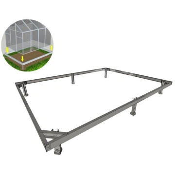3x4 m Steel Foundation Frame Averto