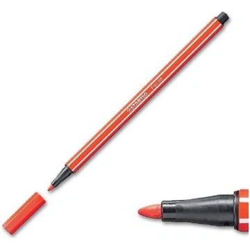 Stabilo flomasters PEN 68 gaiši sarkana