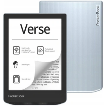 PocketBook Verse, Bright Blue, 512MB RAM, 8GB Flas