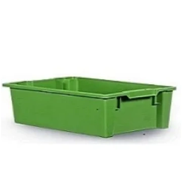 Plastmasas kaste 600 x 400 x 180 mm, Zaļa Konteine