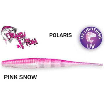 Crazy fish Polaris 10.0 cm PINK SNOW peldošs Kalmā