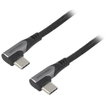 Cable; USB 2.0; USB C angled plug,both sides; 0.5m