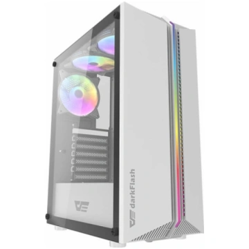 Darkflash DK151 computer case LED with 3 fans (whi