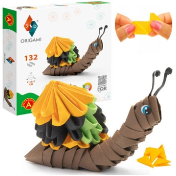 Radošais komplekts - Origami 3D Gliemezis Alexande