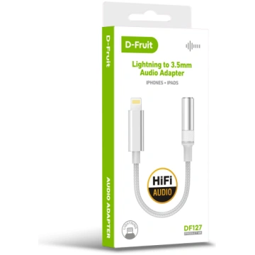 D-Fruit adapter Lightning- 3 5mm DF127 47413265050