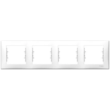 4V Rāmis Horizontāls "Balts" Sedna Schneider elect