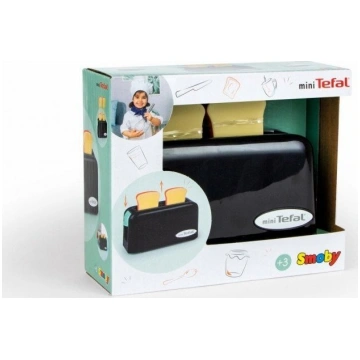 Smoby Tosteris Mini Z Tostami Tefal Melns