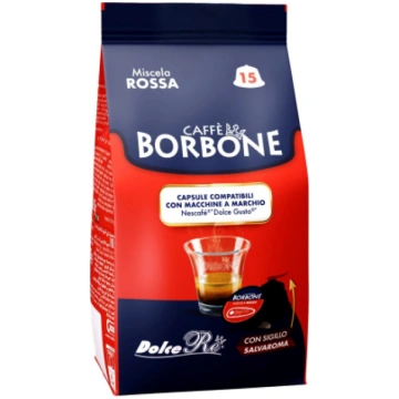 BORBONE RED Re:Dolce Gusto kafijas kapsulas (15) 1