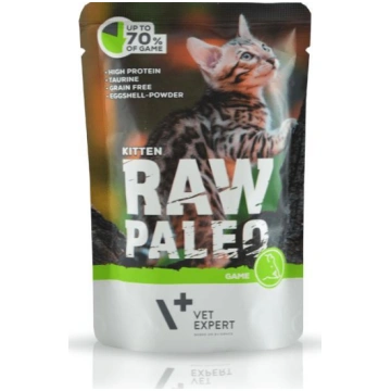 VetExpert VetExpert RAW PALEO KITTEN GAME 100g Sas