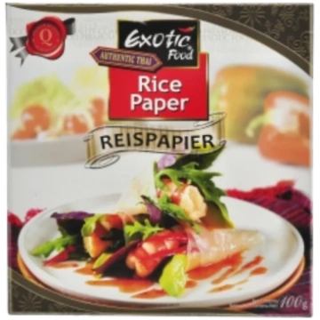 Eksotiskās pārtikas rīsu papīrs - 22cm, 100g (10-1