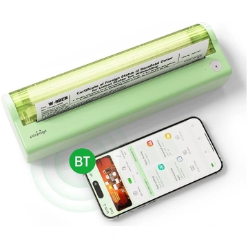 Bisofice P80 termoprinteris A4, portatīvs, ar Blue