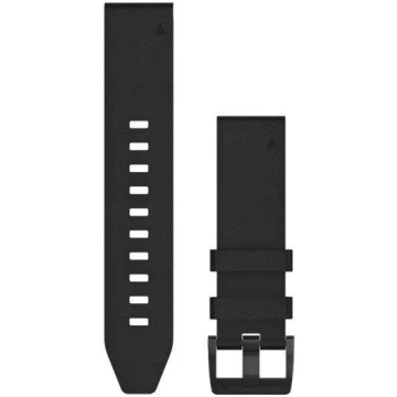 GARMIN QuickFit Band 22mm, Black Leather 010-12740