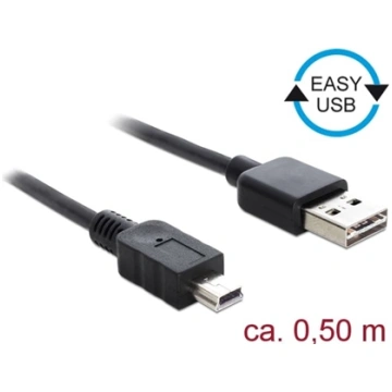 Delock Cable EASY-USB 2.0 Type-A male > USB 2.0 Ty