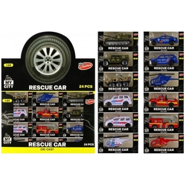 Mega Creative AUTO RATUNK MET 11X5X4 MOJE MIASTO M
