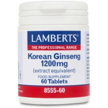 Korean Ginseng 60 Capsules 1200 mg Lamberts
