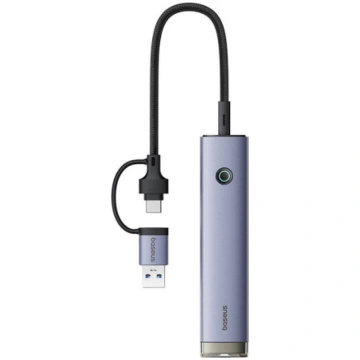 Hub 4in1 Baseus UltraJoy USB-A&USB-C to 3xUSB3.0+U