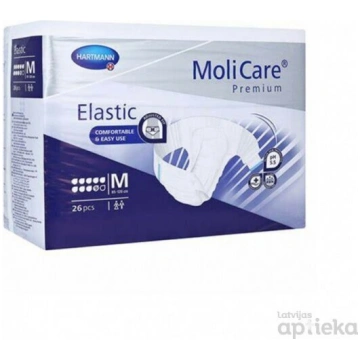 Autiņbikses MoliCare Premium Elastic 9M, 26 gab