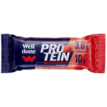 Biezpiena sieriņš WELL DONE zemeņu kolagēna glazūr