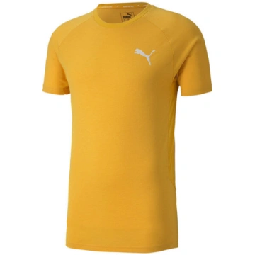 Vīriešu T-krekls Puma Evostripe Lite Tee dzeltens 