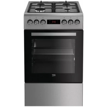 Gāzes-elektriskā plītis BEKO FSM52330DX 5 plītis z