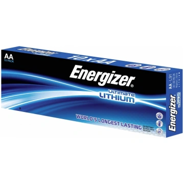 ENERGIZER Battery Ultimate Lithium AA L91 10 pcs B