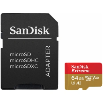SanDisk microSDXC Extreme 64GB 170/80 MB/s A2 C10 