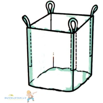 Maiss BIG-BAG 95x95x130cm TOBF (1.14kg/gb) augša a