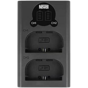 Newell charger DL-USB-C Dual Channel Canon LP-E6 (