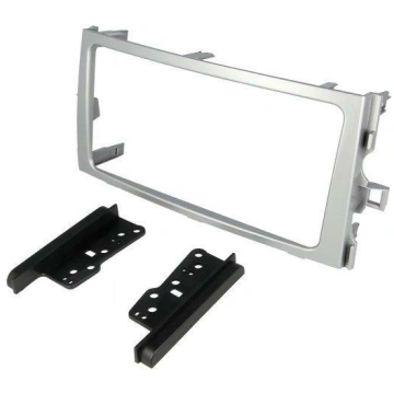Radio frame; Toyota; 2 DIN; light silver | RAM-40.