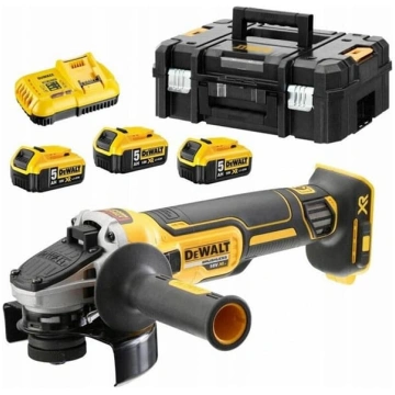 Leņķa slīpmašīna DeWalt DCG405P3-QW 18 V 3x5,0 Ah 