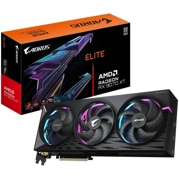 Videokarte Gigabyte Radeon RX 9070 XT Elite, 16 GB
