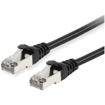 Equip Cat.6 S/FTP Patch Kabelis, 10m, Melns 605596