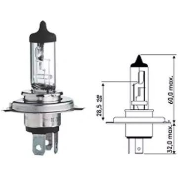 Halogēna spuldze H4 12V 100/55W JAHN