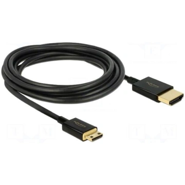 Cable | HDMI plug,mini HDMI plug | Len: 3m | black