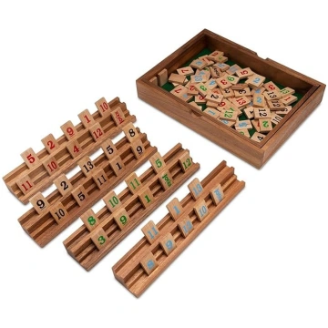 LOGOPLAY Rummy – galda spēle – flīžu spēle ar 108 