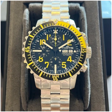 Fortis Aquatis Marinemaster Chronograph Yellow 671