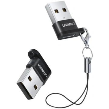 Ugreen US280 USB-C uz USB adapteris – melns