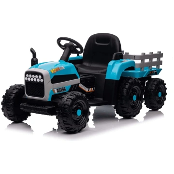 Bērnu elektriskais traktors ar piekabi HATIS, gaiš