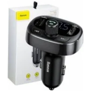 Baseus T-typed S-09 FM Bluetooth Transmitteris FM 