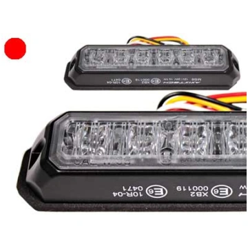 AXIXTECH LED horizontāls signāla lukturis, sarkans