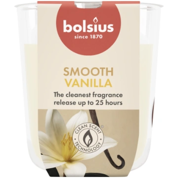 Svece, aromātiskā Bolsius Smooth Vanilla, 25 h, Ba